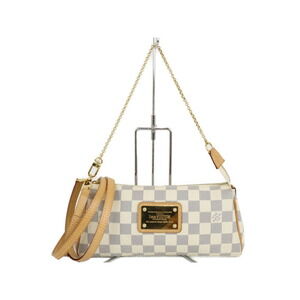 Louis Vuitton Eva handbag shoulder bag Azur White white gray